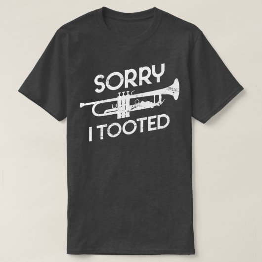 ラッパおもしろいギフト Tシャツ (デザイン正面)