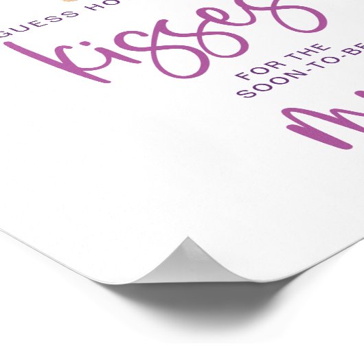 ラッパの蝶 花嫁へのキスは何回? ポスター (角)