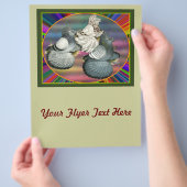 ラッパは三を鳩にする チラシ (手)