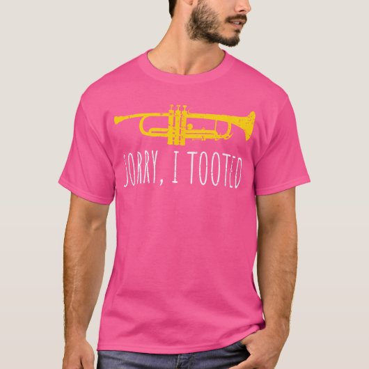 ラッパをトートゥーおもしろいド – Jazz Lovers Gift Tシャツ (正面)