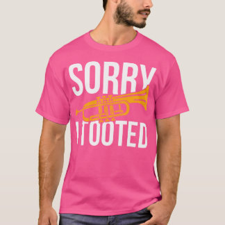 ラッパを張ってごめんなさい Tシャツ