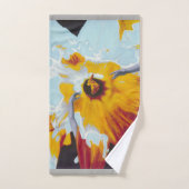 "ラッパスイセンとして宇宙"タオルセット バスタオルセット (ハンドタオル)