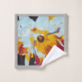 "ラッパスイセンとして宇宙"タオルセット バスタオルセット (ウォッシュタオル)