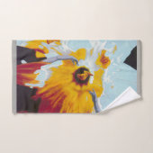 "ラッパスイセンとして宇宙"タオルセット バスタオルセット (ハンドタオル)