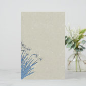 ラッパスイセンによっては文房具が開花します 便箋 (スタンド正面)