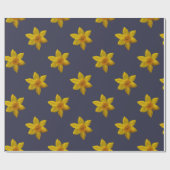 ラッパスイセンの包装紙 ラッピングペーパー (フラット)