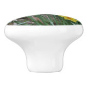 ラッパスイセンの陶磁器のノブ セラミックノブ (側面)