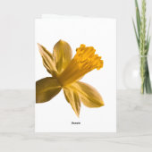 ラッパスイセンカード カード (裏面)