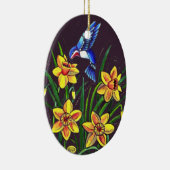 ラッパスイセン セラミックオーナメント (右)