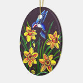 ラッパスイセン セラミックオーナメント (左)