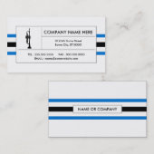 ラッパストライプー 名刺 (正面/裏面)