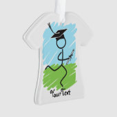 ラッパーソナライズされたドランナー©クロスカントリートラック オーナメント (正面)