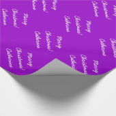 ラッパーソナライズされたピング紙と休日の願い ラッピングペーパー (角)