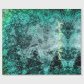 ラッパーソナライズされたピング紙と抽象デザイン ラッピングペーパー (フラット)