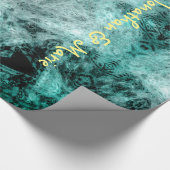 ラッパーソナライズされたピング紙と抽象デザイン ラッピングペーパー (コーナー)