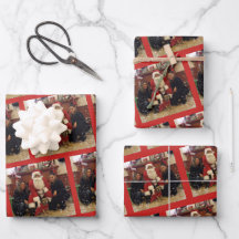 ラッパーソナライズされたピング紙フラットシートセット3