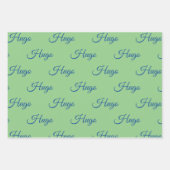 ラッパーソナライズされたピング紙 ラッピングペーパーシート (正面3)