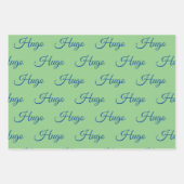 ラッパーソナライズされたピング紙 ラッピングペーパーシート (正面2)