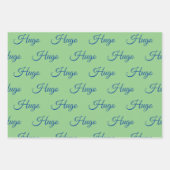 ラッパーソナライズされたピング紙 ラッピングペーパーシート (正面)