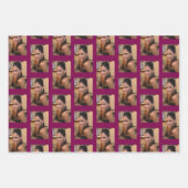 ラッパーソナライズされたピング紙- 3セット ラッピングペーパーシート (正面3)