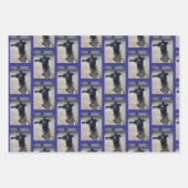 ラッパーソナライズされたピング紙- 3セット ラッピングペーパーシート (正面2)