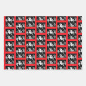 ラッパーソナライズされたピング紙- 3セット ラッピングペーパーシート (正面)