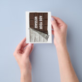 ラッパーバーのチカスタムョコレート チラシ (手)