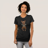 ラッパー豚 Tシャツ (正面フル)