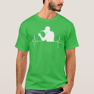 ラッパーMCヒップホップラップフリースタイルバトルECGライフ Tシャツ