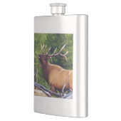 ラッパ手のオオシカBull フラスク (左)