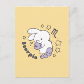 ラッピトッキーバニー 蠍座の魔法に抱かれて I ポストカード (正面)