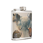 ラッピングされたフラスコ - ビッグファイブ フラスク (右)