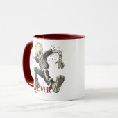 ラッピングスケルトンハロウィーン – 不気味踊りビベス マグカップ (正面左)