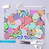 ラッピングティッシュ – キャンディコラージュ 薄葉紙 (クラフト)