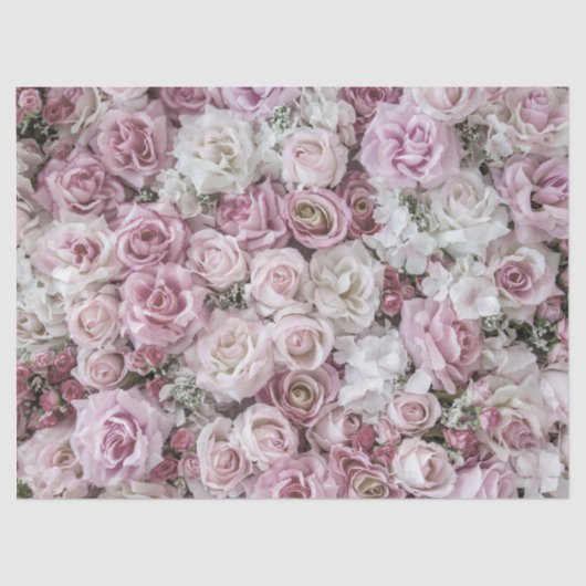 ラッピングティッシュ – ビクトリアンバラコラージュ 薄葉紙 (正面)