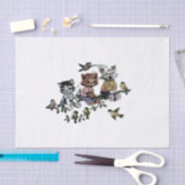 ラッピングペーパーアート及びデザイン 薄葉紙 (クラフト)