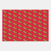 ラッピングペーパークリスマス（昆虫）オオカバマダラ、モナーク ラッピングペーパーシート (正面2)