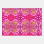 ラッピングペーパーピンクサボテンバラ ラッピングペーパーシート (正面)