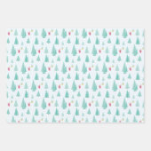 ラッピングペーパー |ウッドランド・クリスマスサプライズ ラッピングペーパーシート (正面3)