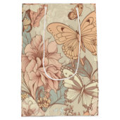 ラッピングペーパー フラットシート 3枚セット ミディアムペーパーバッグ (裏面)