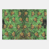 ラッピングペーパー（昆虫）オオカバマダラ、モナークズオンパインブーフーズ ラッピングペーパーシート (正面3)