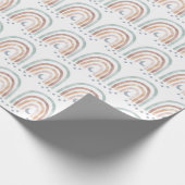 ラッピングペーパー - 月と星の虹 (角)