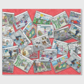 ラッピングペーパー | 漫画 | 漫画 (フラット)