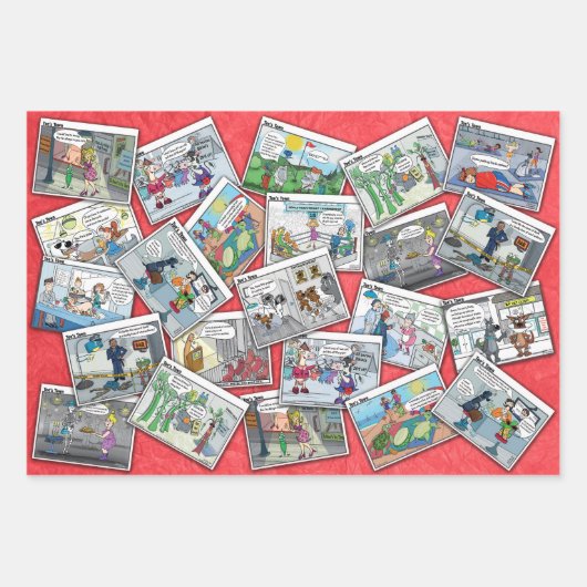 ラッピングペーパー | 漫画 | 漫画 ラッピングペーパーシート (正面)