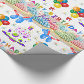 ラッピングペーパー 誕生日 ７月１日 (角)