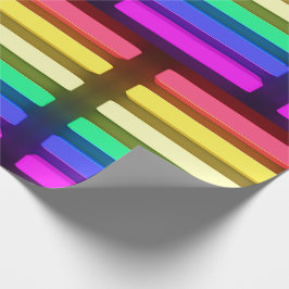 ラッピングペーパー - LGBTネオンライトデザイン2