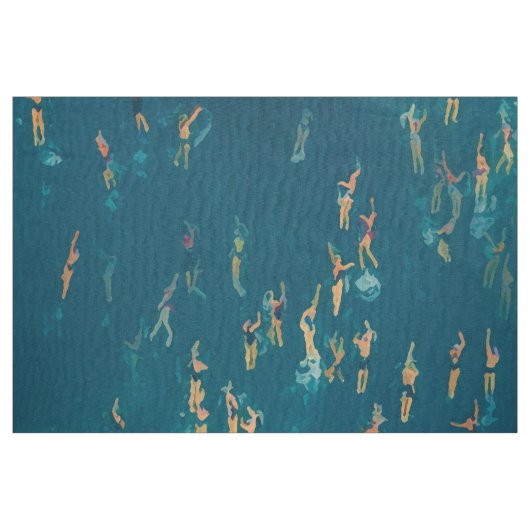 ラッピング波 ファブリック (ファットクウォーター)