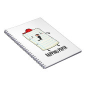 ラッピング紙おもしろいプン ノートブック (右側)