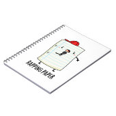 ラッピング紙おもしろいプン ノートブック (左側)