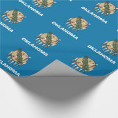 ラッピング紙とオクラホマ州旗 ラッピングペーパー (角)